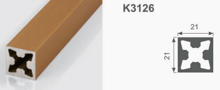 Aluminum Book Shelf Profile from KRC
