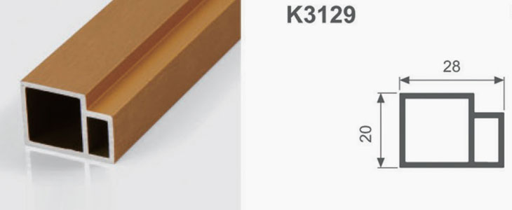 Aluminum Book Shelf Profile from KRC