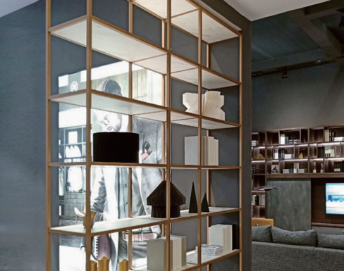 Aluminum Book Shelf Profile from KRC