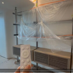 KRC Aluminum Pillar Glass TV Shelf Received Praise from South Korean Customers