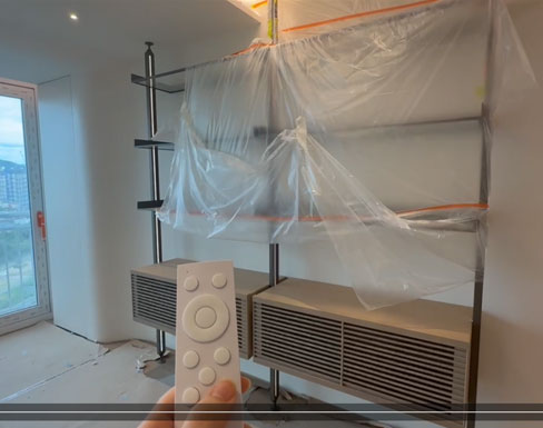 KRC Aluminum Pillar Glass TV Shelf Received Praise from South Korean Customers