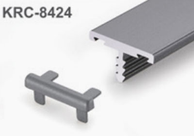 Leather Aluminum Shutter Handle Profile from KRC
