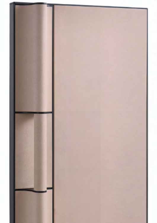 Leather Aluminum Shutter Handle Profile from KRC